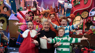 <p>Late Late Show host, Patrick Kielty, with some of the children participating in tomorrow night's Late Late Toy Show. Picture: Colin Keegan, Collins, Dublin.</p>