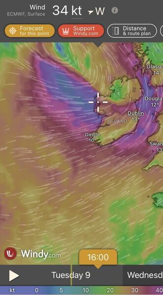 Screenshot from: Windy.com Screenshot from: Windy.com