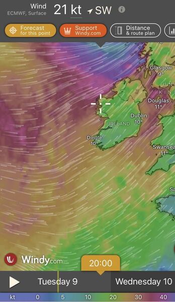 Screenshot from: Windy.com Screenshot from: Windy.com