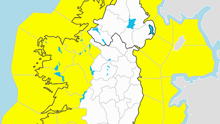 Rainfall warning for Cork and Kerry upgraded to status orange