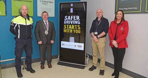 Council and airport join forces on road safety campaign