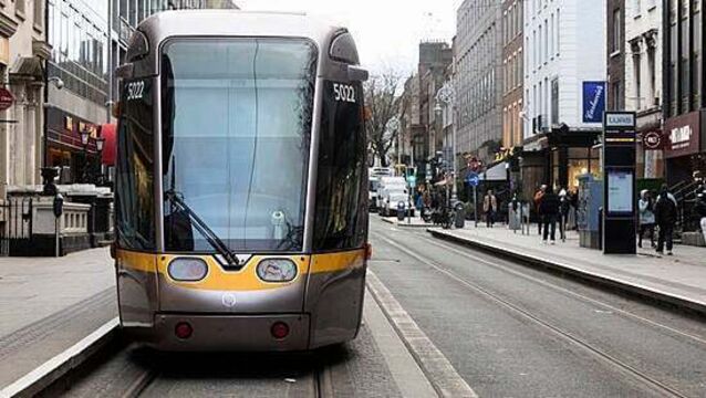 Luas red line services partially out of action due to a fault