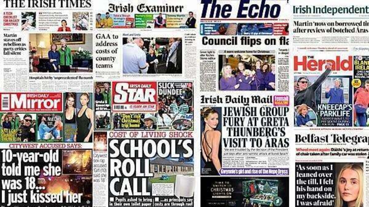 What the papers say: Thursday's front pages