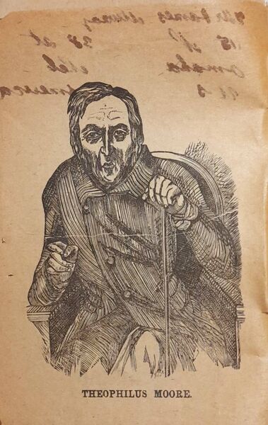 Theophilus Moore was Irish and very likely a descendant of the O'Moore clan of Co Offaly. Theophilus Moore was Irish and very likely a descendant of the O'Moore clan of Co Offaly.