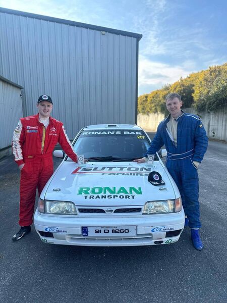 Lorcan and Colm Ronan featured in the Sligo Pallets National Forest Rally Championship.