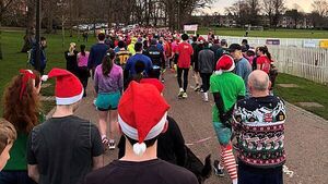 Thousands turn out for Christmas morning parkruns
