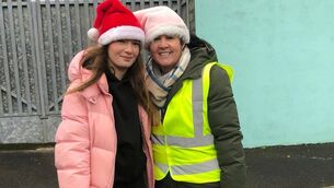 <p>Louise McTigue, left, and Noney Smyth were two of the collectors at Knockmore Foxford Boxing Club's recent bucket collection.</p> <p>Louise McTigue, left, and Noney Smyth were two of the collectors at Knockmore Foxford Boxing Club's recent bucket collection.</p>