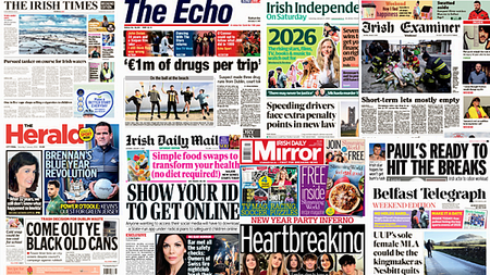 What the papers say: Saturday's front pages