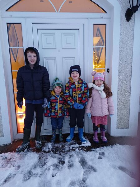 Conor, Aaron, Darragh and Charlotte Colgan from Kiltimagh. Conor, Aaron, Darragh and Charlotte Colgan from Kiltimagh.