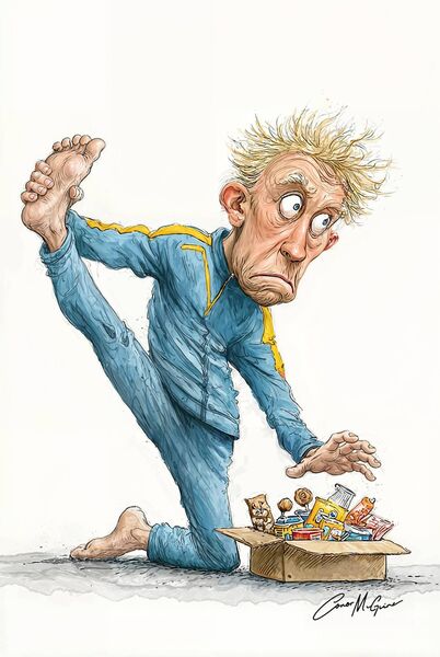 Your body doesn't need to be punished or forced into unnatural movements by people half your age; it just needs to move and to be occasionally outside.	 Illustration: Conor McGuire