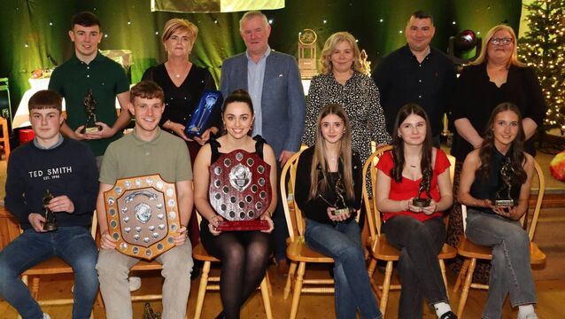 <p>Congratulations to the winners at the recent Cill Chomáin GAA Club awards for 2025 pictured with club officers. Missing from photo is Girls Junior Player of the Year, Liadh McGrath; Men's Player of the Year at U17 Ciaran Rowland and at U18 Gavin McAndrew.</p>