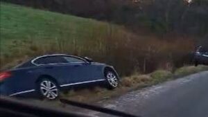WATCH: Icy conditions impact motorists on Mayo road