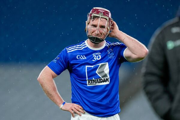 Cathal Freeman, who returned from Australia and appeared as an extra-time substitute, can't hide his disappointment at Tooreen's narrow defeat.