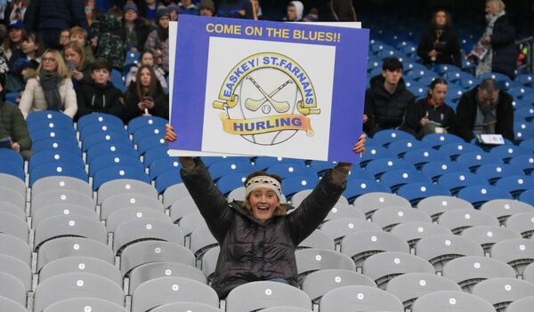 It was a disappointing yet another proud day for hurling in Sligo as for the second time in four seasons Easkey contested the All-Ireland Club junior final. Picture: Lauren Fitzgerald