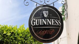 <p>Guinness sign.</p>