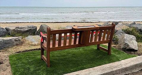 Charity set to install 100th bench offering support to help prevent suicide