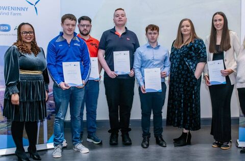 Local Notes: Oweninny Wind Farm Educational Scholarship Fund presentation.