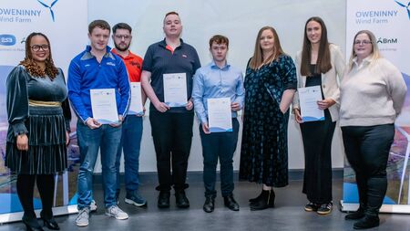 Local Notes: Oweninny Wind Farm Educational Scholarship Fund presentation.
