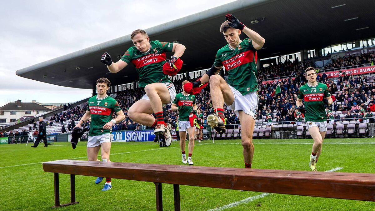 Mayo having a lash; it’s all we wanted to see