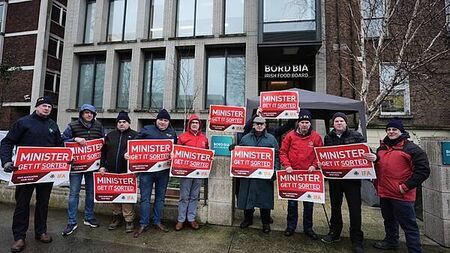 Farmers call for Bord Bia chairman to resign as they protest outside offices