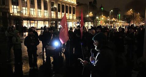 Anti-Trump protest held in Dublin amid immigration crackdown