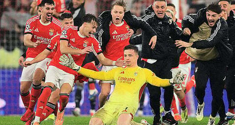 Goalkeeper scores at death to keep Benfica in Champions League with 4-2 win over Real Madrid