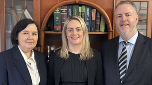 <p>Ita Feeney, Patricia Lally and John Geary, partners at J.V. Geary Solicitors LLP.</p>