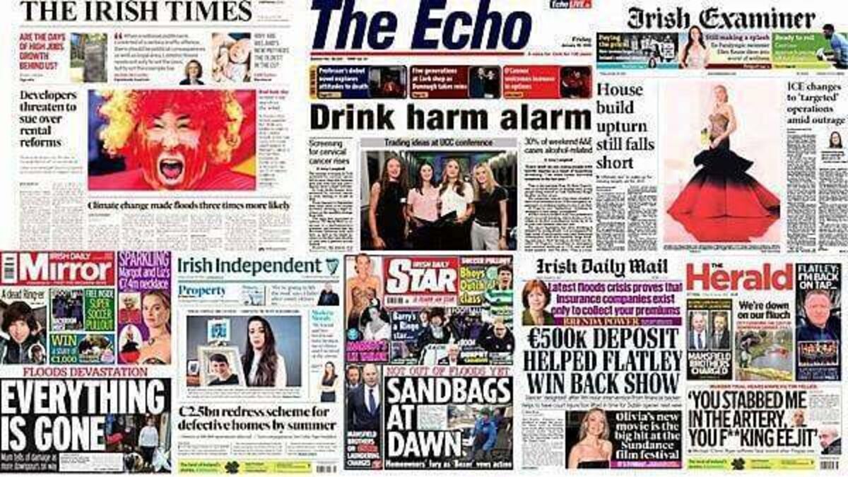 What the papers say: Friday's front pages