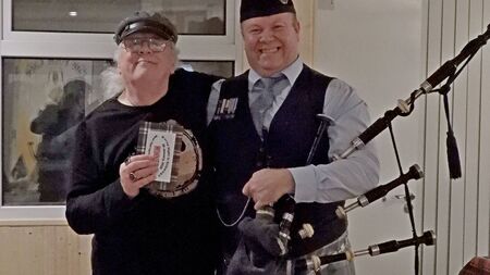 Local Notes: Kilts and bagpipes bring Burns Night to Kiltimagh 