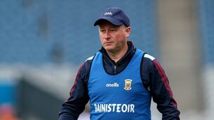 <p>Mayo hurling manager Ray Larkin has made two changes for the trip to London this weekend. Photo: INPHO/Ben Brady</p>