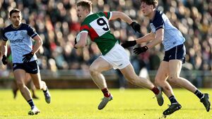 Mayo down 14-man Dubs as Beirne hits net again
