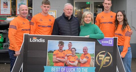 Local Notes: Finalists of Ireland's Fittest Family visit Crossmolina.