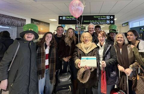 Ireland West Airport Knock passenger celebrates a very special occasion