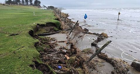 Meath community rallies to stop pitch and putt club from falling into sea