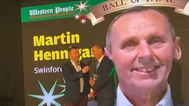 <p>A native of Cloonfinish near Swinford, Martin enjoyed a handball career that brought success at the very highest levels of the sport both in Ireland and the US.</p>