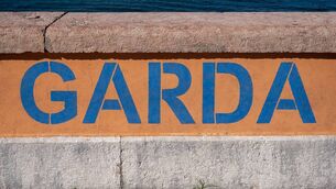 <p>Gardai sign.</p>