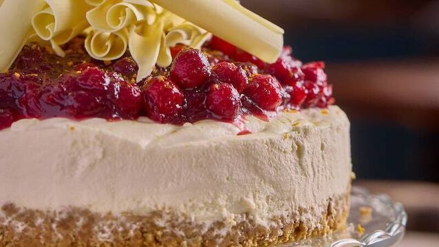 GUIDE: Here's how to make a delicious Foxford White Chocolate Cheese Cake