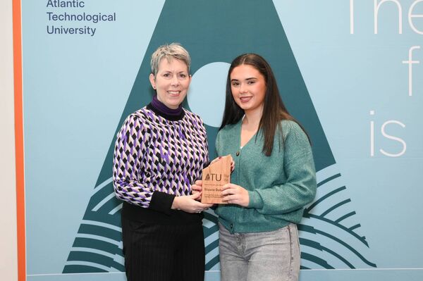 Balla’s Shauna Dunleavy is recognised with an Entrance Scholarship for her studies in Education (Art &amp; Design &amp; Communication Graphics). Shauna is a past pupil of Balla Secondary School.