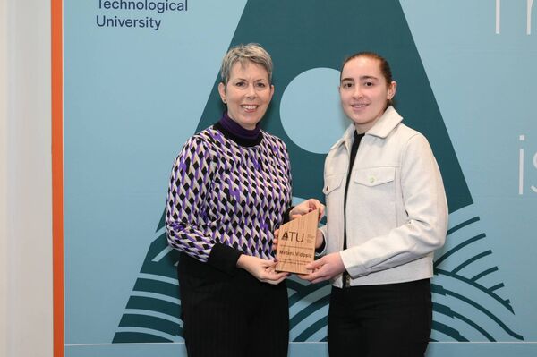 Ballinrobe Community School graduate Melani Vidosic is honoured with an Entrance Scholarship for her high points achievement in the Leaving Cert last year. Melani is now studying General Nursing at ATU.