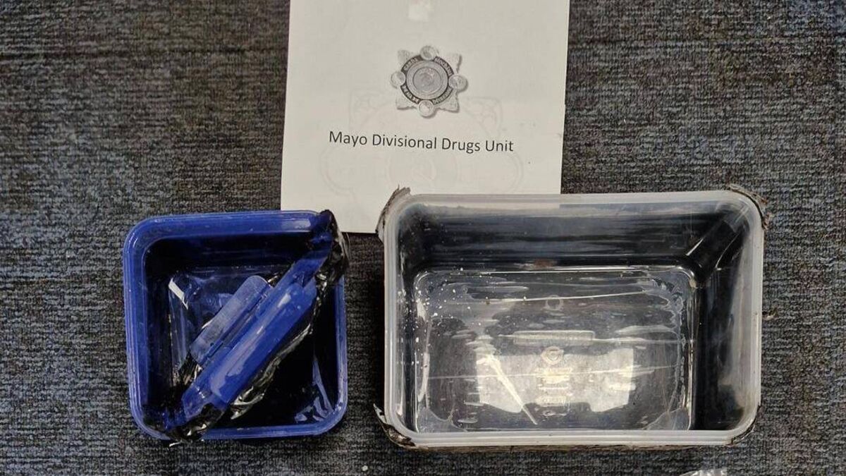 Seizure of drugs in Mayo town last weekend