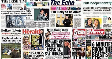 What the papers say: Wednesday's front pages