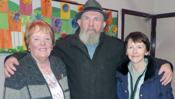 Enjoying the celebrations at Tom Doherty's 80th Birthday in Kilmovee Community Centre were from left were; May Hannelly (nee Crawley), Paddy Joe Tighe and Margaret Flanagan. Picture James Hunt Photography. Enjoying the celebrations at Tom Doherty's 80th Birthday in Kilmovee Community Centre were from left were; May Hannelly (nee Crawley), Paddy Joe Tighe and Margaret Flanagan. Picture James Hunt Photography.
