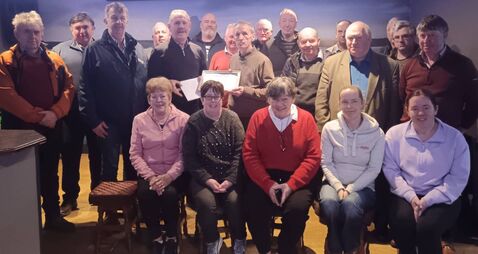 Local Notes: Presentation to Sean Cawley on retirement from Rural Social Scheme in Easkey.