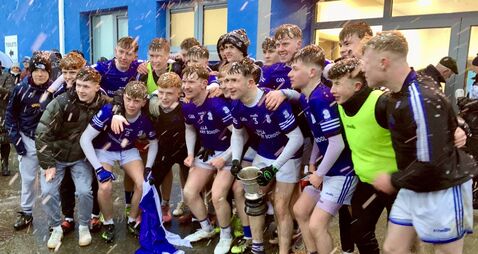 Local Notes: Balla Secondary School boys celebrate after winning Connacht Senior C football final.