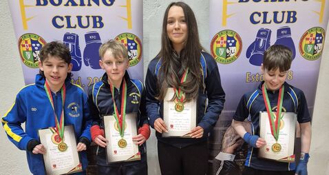 Local Notes: Knockmore Foxford Boxing Club celebrate with four county champions.