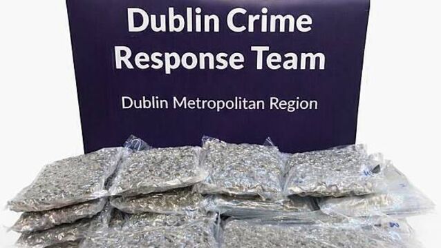 Man (20s) arrested after €500k of cannabis seized in Co Dublin