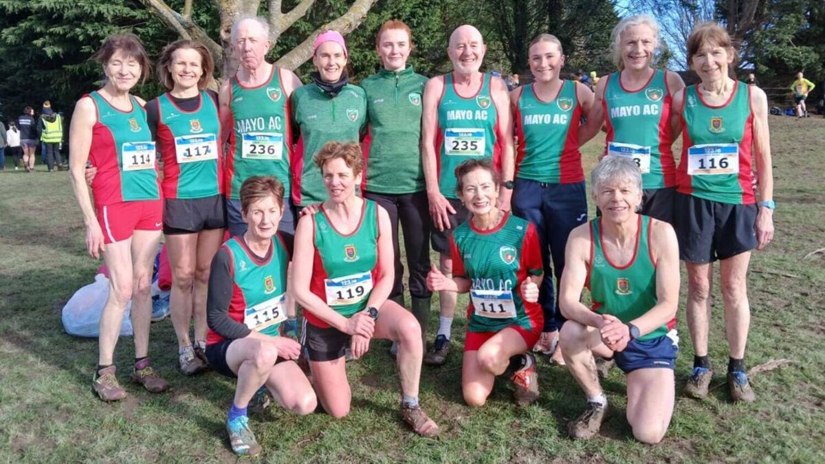 Cross country racing through the muck in Dublin