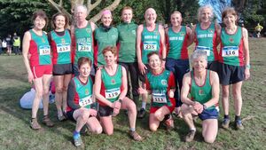 Cross country racing through the muck in Dublin