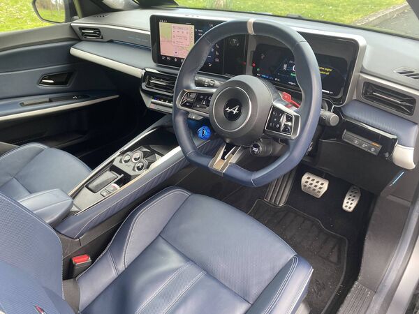 The compact interior has many features carried over from the Renault 5.