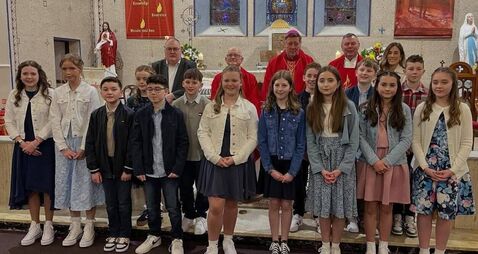 Local Notes: Currabaggan NS pupils make their Confirmation.